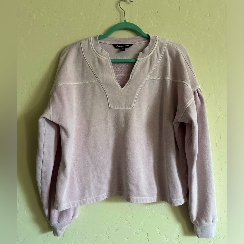 Ease of motion sweatshirt